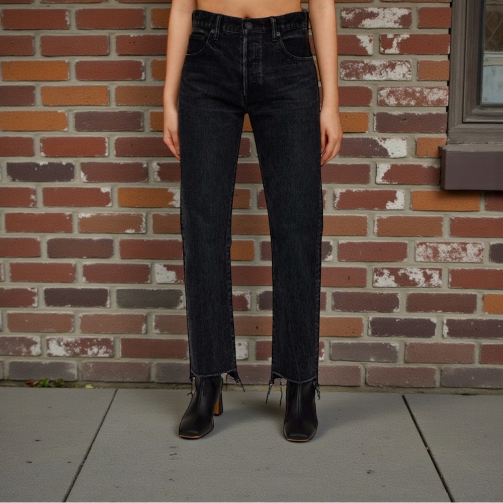 MOUSSY VINTAGE Northville Straight Jean in Black 27